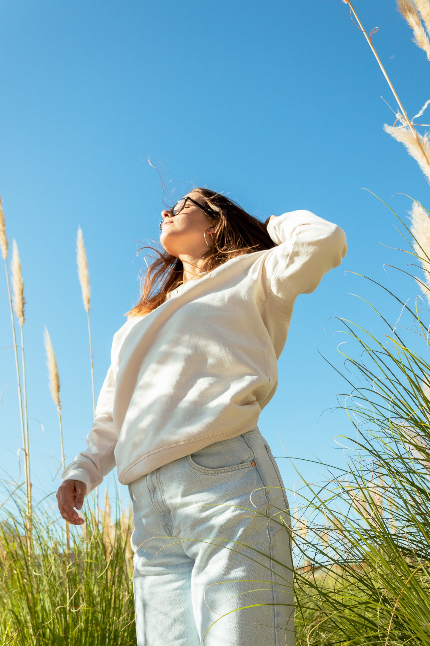 Sweatshirt Basics Bege