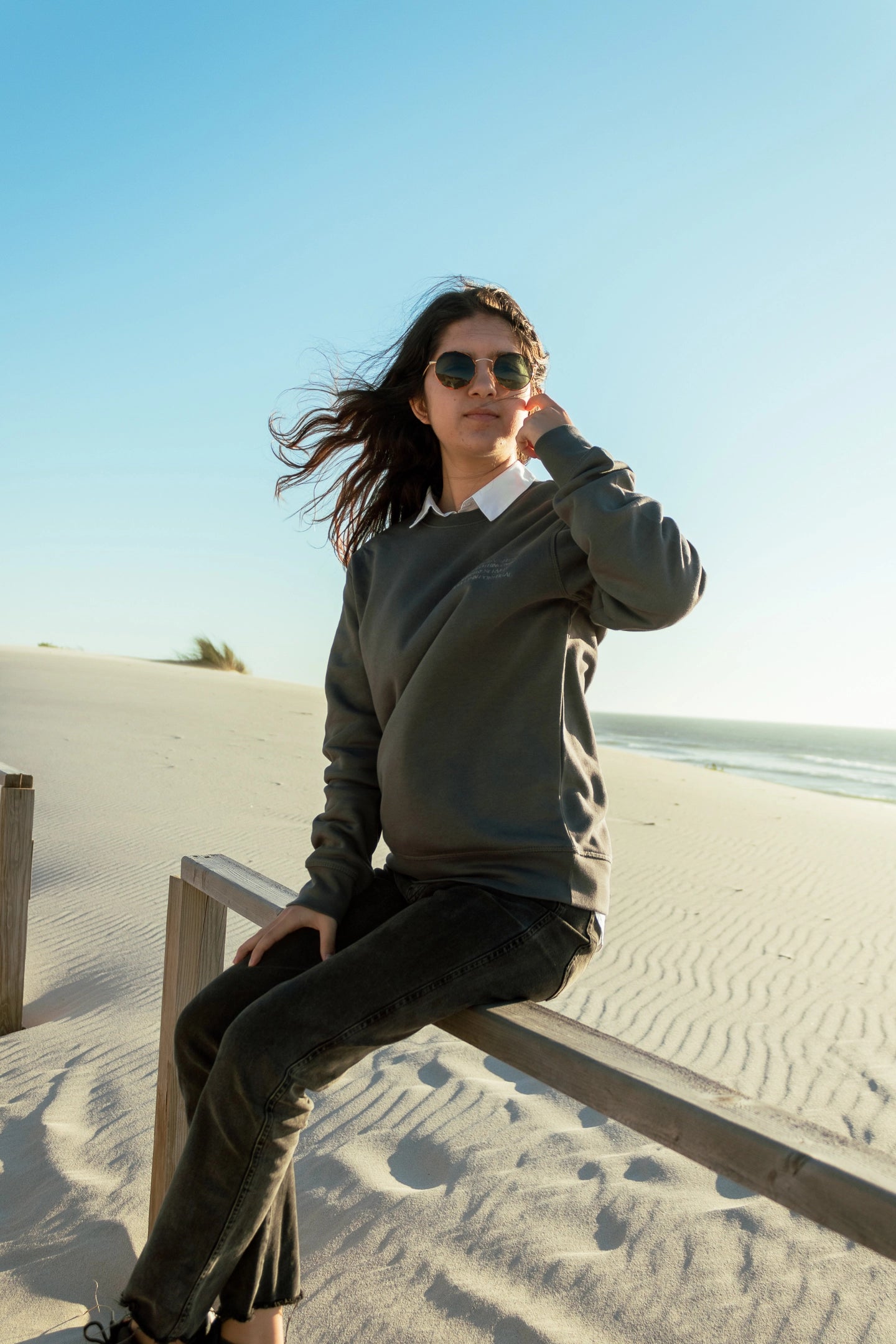 Sweatshirt Basics Antracite
